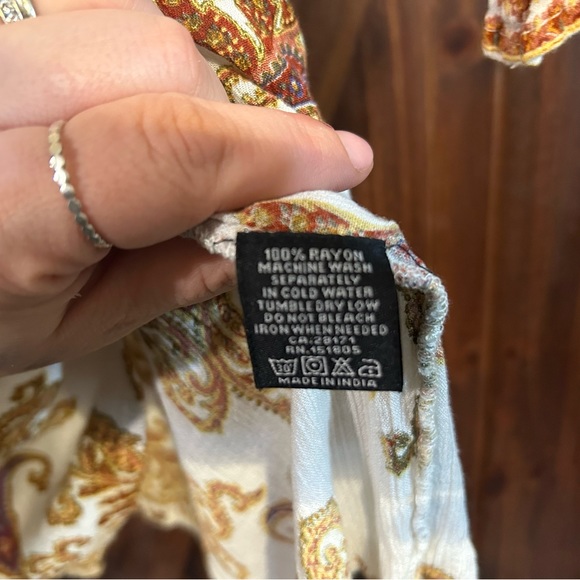 Bohemian style mini dress PAPA - Picture 6 of 9